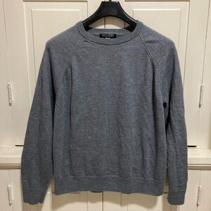 Banana Republic Men’s 100% Italian Merino Fine Wool Gray Sweater Size XXL